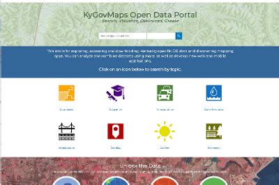 KyGovMaps Open Data Portal.